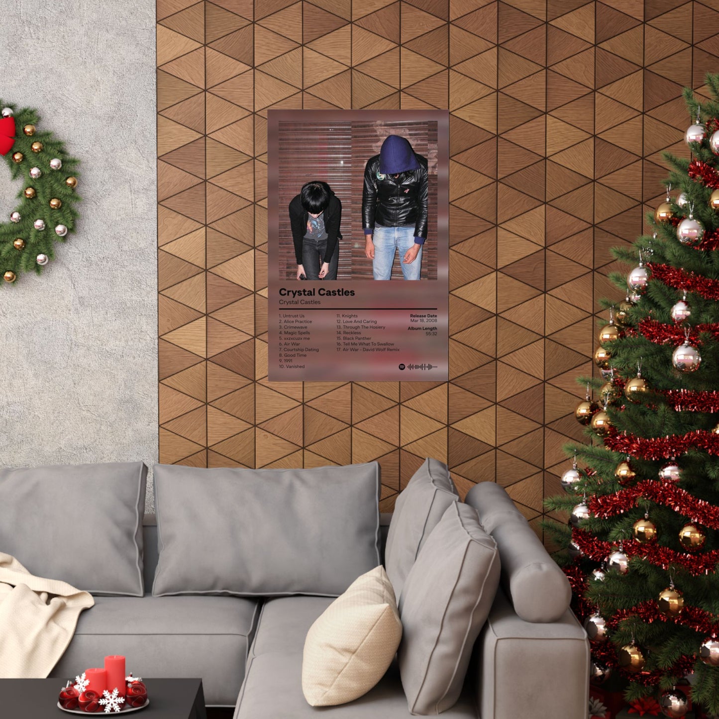 Crystal Castles - Electronic Music Print - Custom Album Cover - Crystal Castles Poster - Gift Ideas - Hip Hop Wall Art - Kerosene