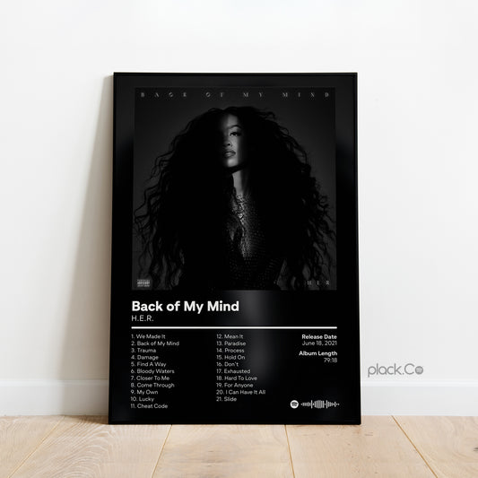 Back of My Mind Print