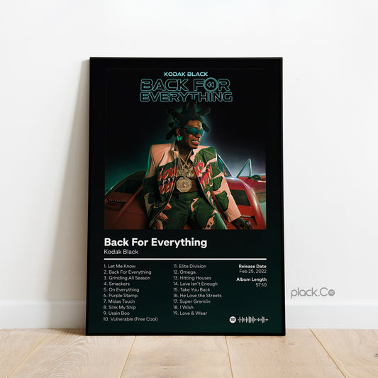 Back For Everything Print