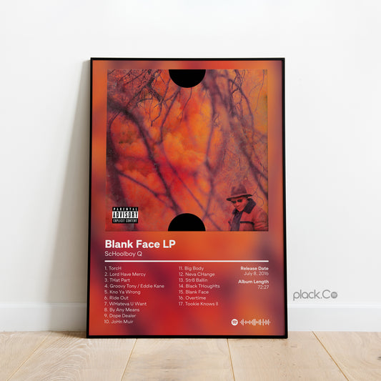 Blank Face LP Print