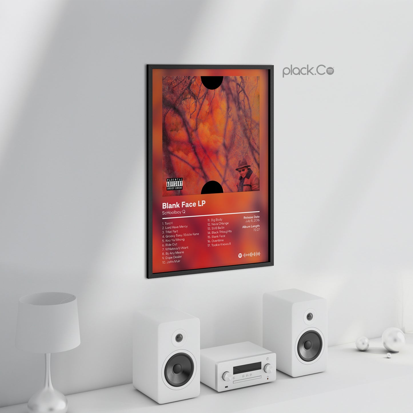 Blank Face LP Print