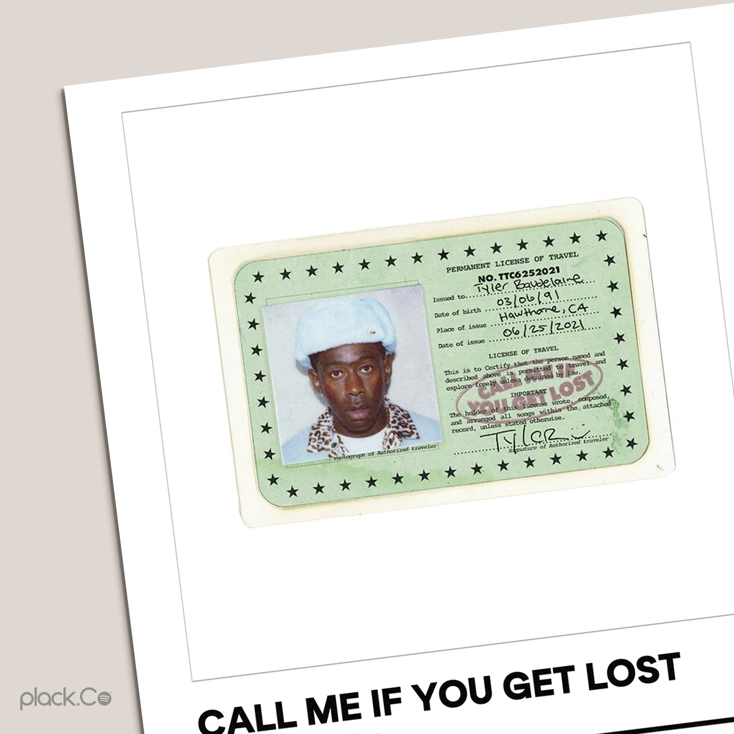 Call Me If You Get Lost Print