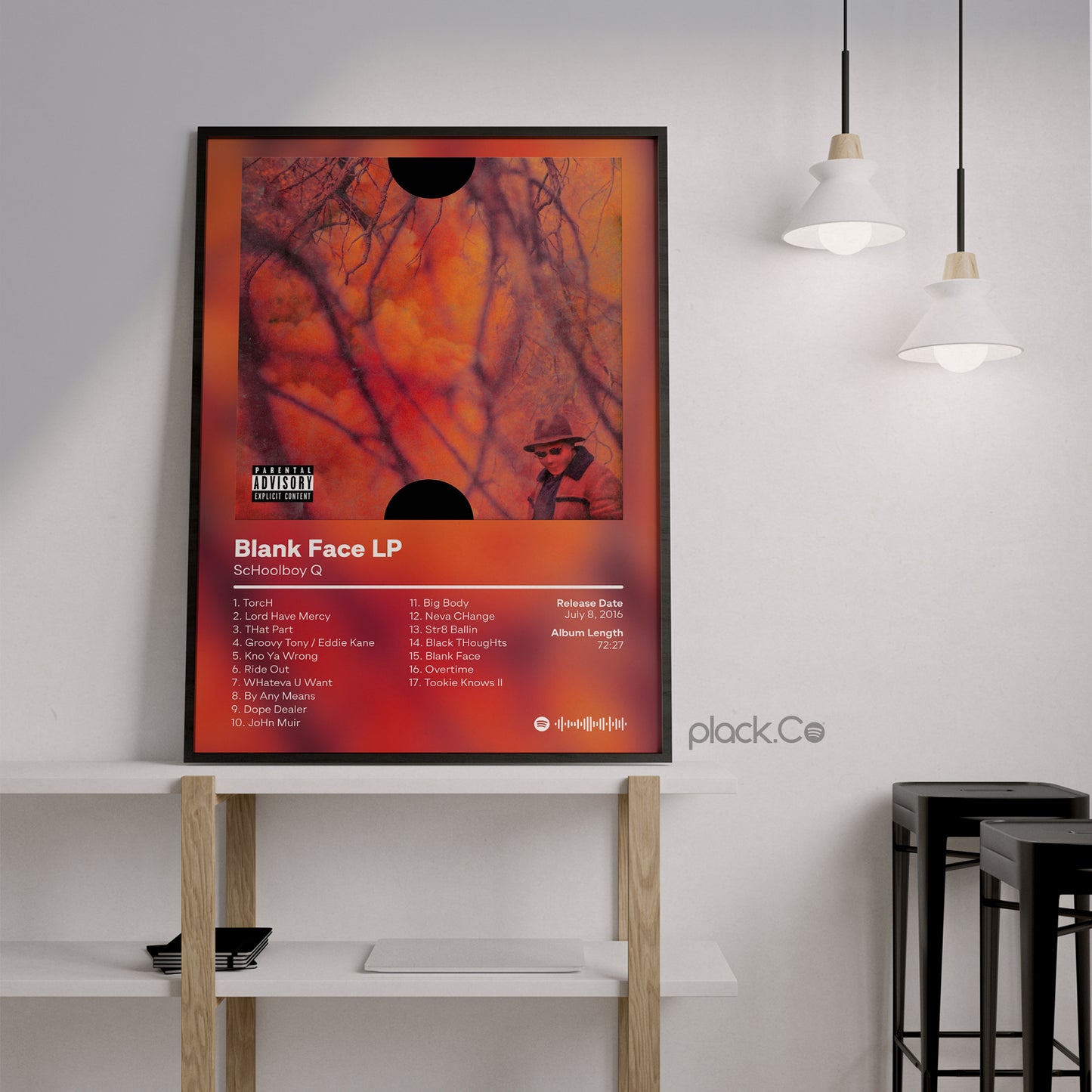 Blank Face LP Print