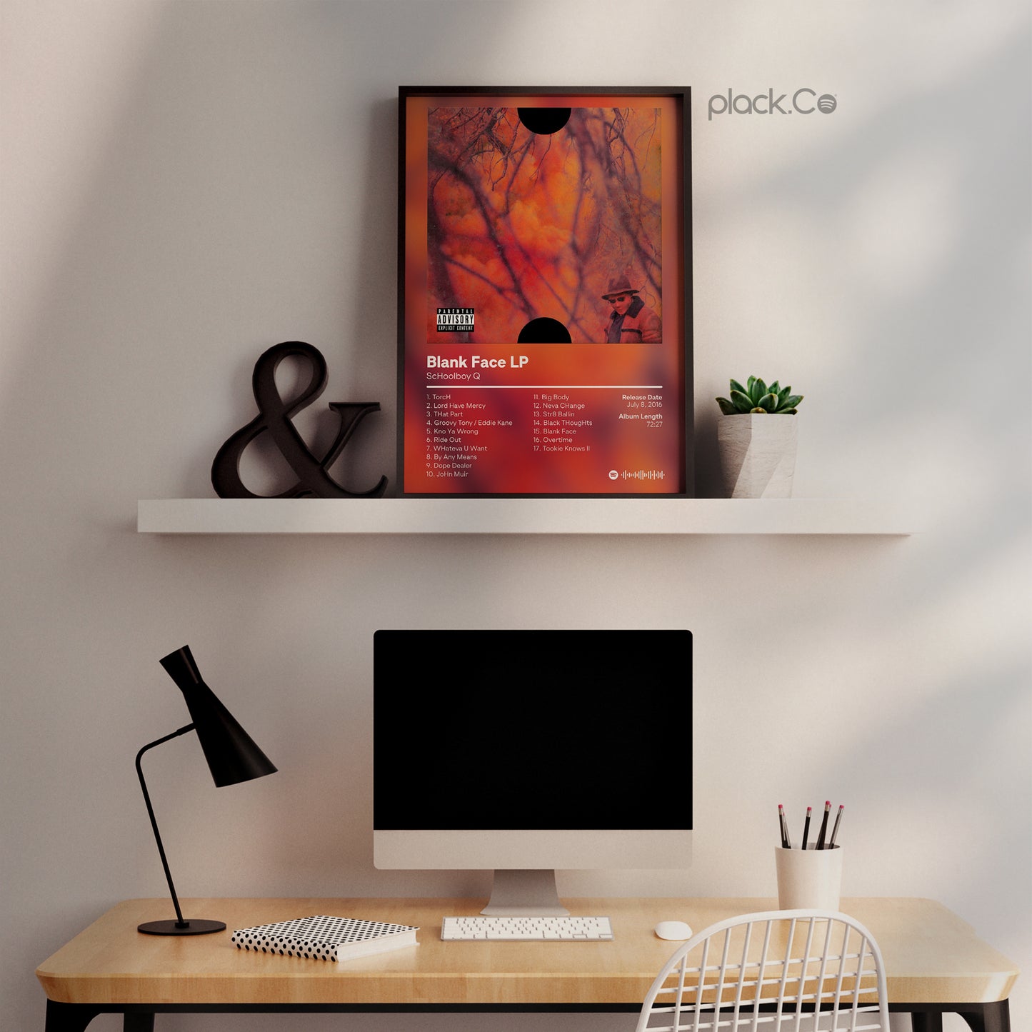 Blank Face LP Print